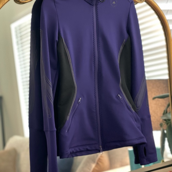 Stella McCartney collab with Adidas! Scuba type zip up/mid layer jacket! - Picture 3 of 9